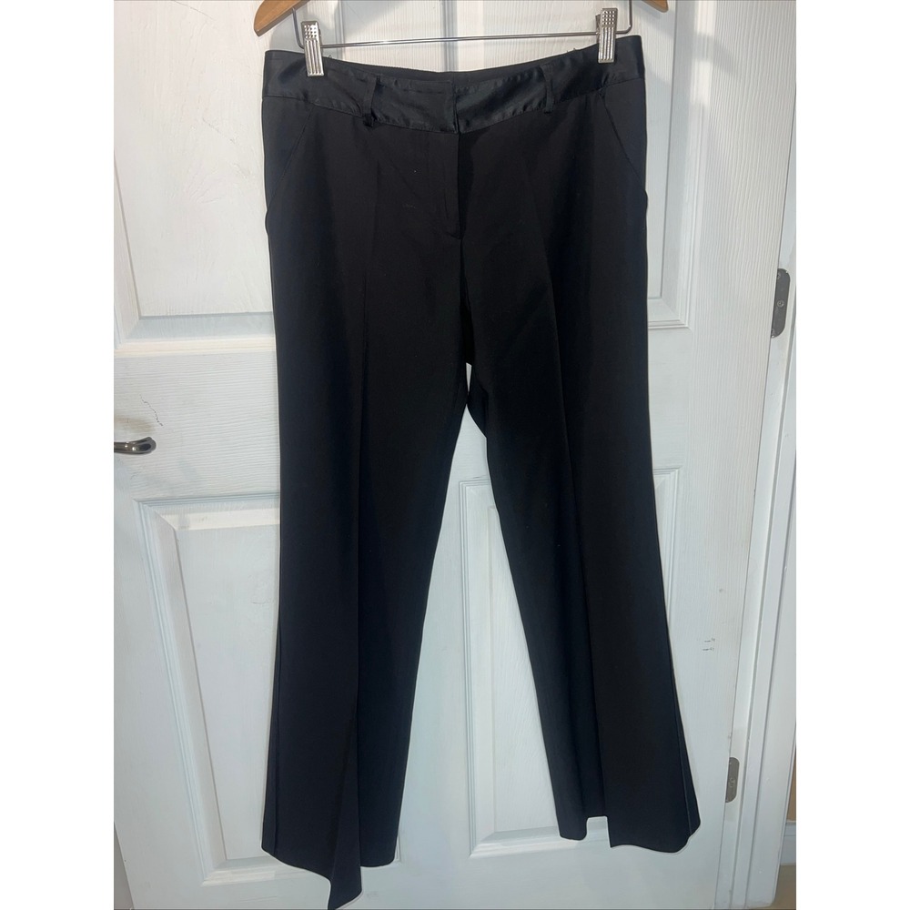 Diane von Furstenberg Black Dress Pants Career Wear Size 6‎